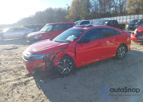 2018 Honda Civic Ex из США, поврежденный, VIN 2HGFC2F7XJH541752